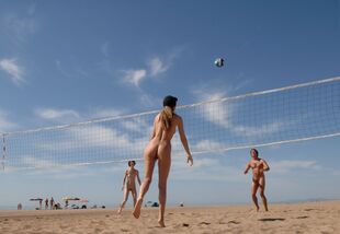 naturist volleyball